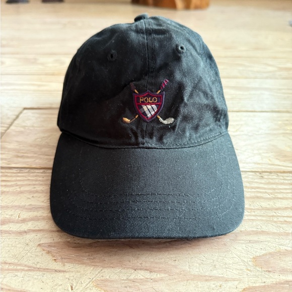 Vintage Rare Polo Golf Ralph Lauren Shield Crest Cap (Japan Exclusive)